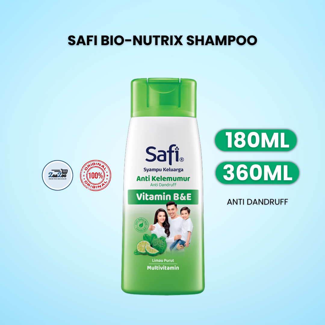 Safi Syampu Bio-Nutrix Lime & Lemongrass (Green)