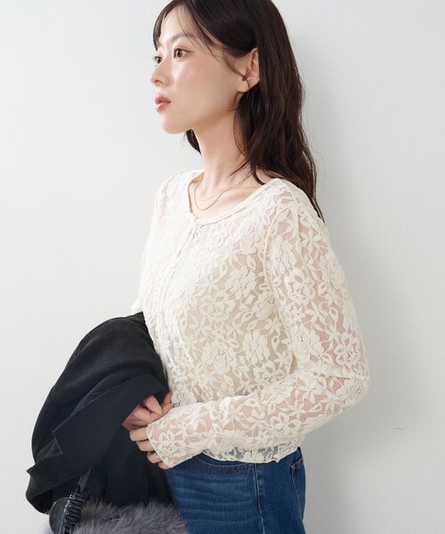 2way lace 短外套