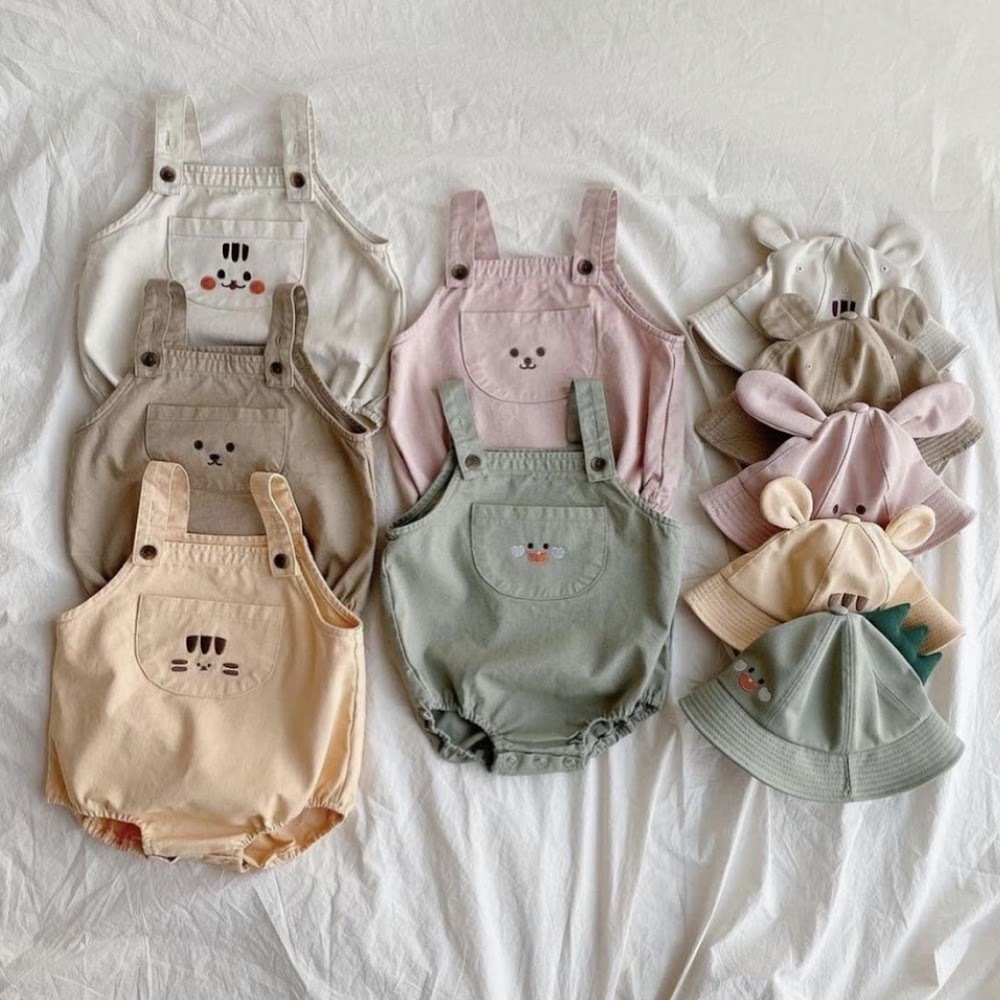 Dottodot 可愛吊帶爬服(Bear L)