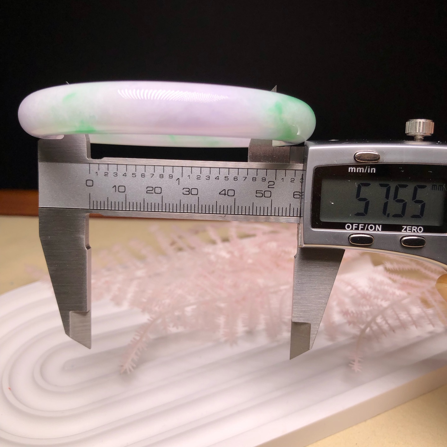 白底青圓鐲57.5mm YM00180