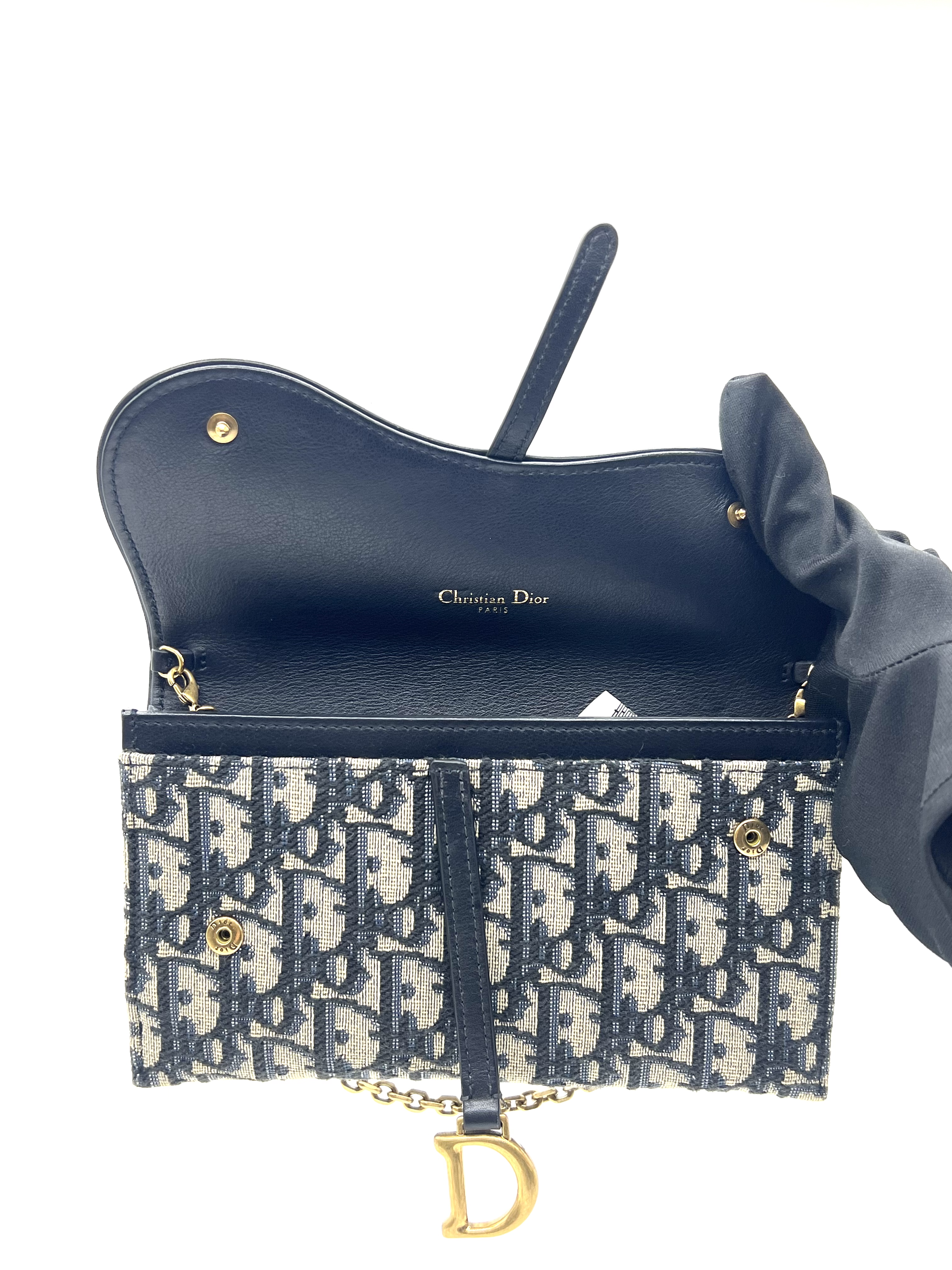 Pre-Owned DIOR Saddle Pouch with Chain / Product Code: 26050612