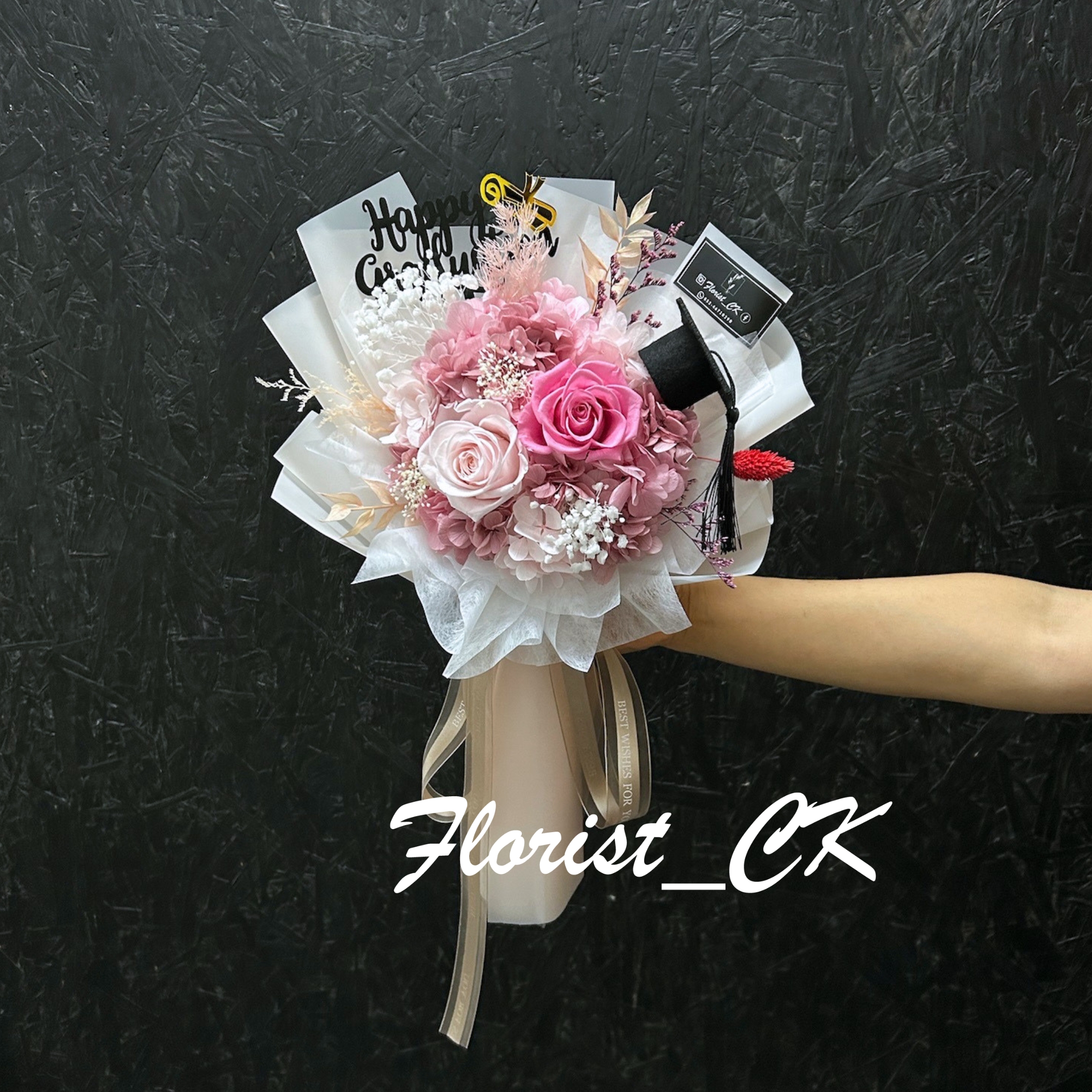 Barbie Pink｜永生玫瑰花束 (預訂款)