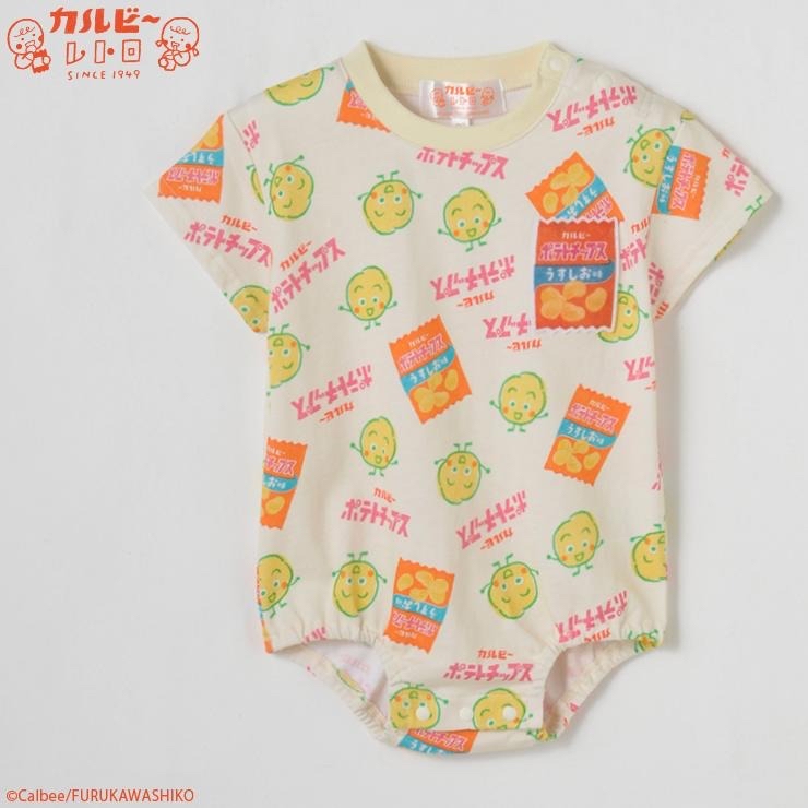 🇯🇵限量預訂 日本直送🇯🇵卡樂B薯片滿印短袖包屁衣
