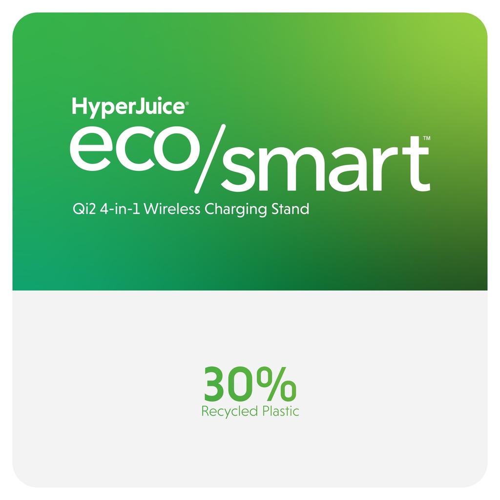 HyperJuice Next Qi2 四合一磁吸充電座 HJ3004WHGL