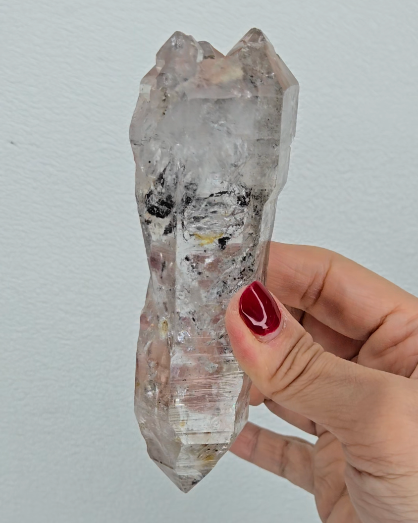 Carbon enhydro scepter with 2 giant bubbles - EN54