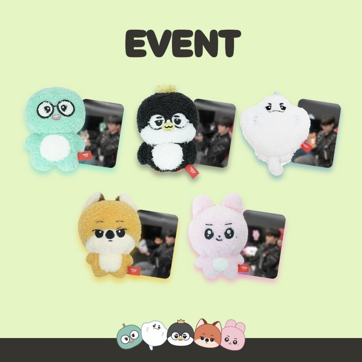 [T1] OTHER FRIENDS - PLUSHIE KEYCHAIN