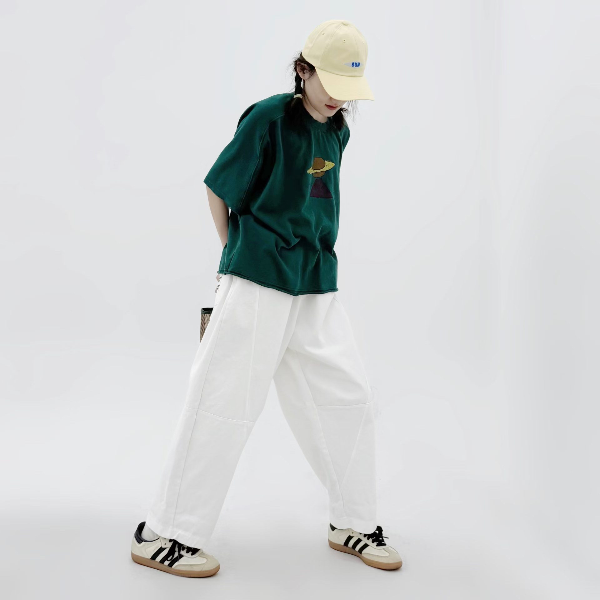 SS2621 趣味星球人印花寬鬆T