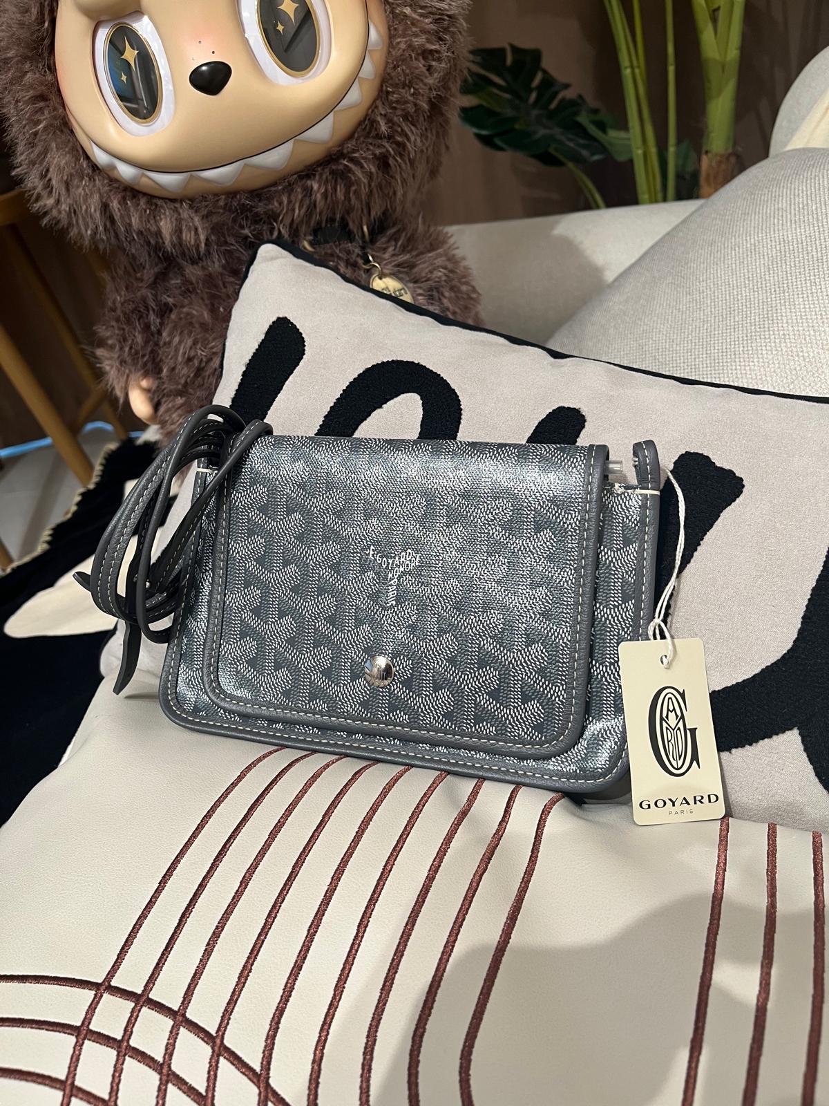 全新 Goyard plumet crossbody bag Grey 100%Authentic ,全新未使用品 ✅tap✅dust bag 