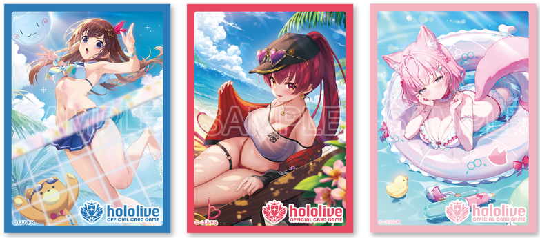 hololive OFFICIAL CARD GAME - 卡盒&卡套 ときのそら／宝鐘マリン／博衣こより