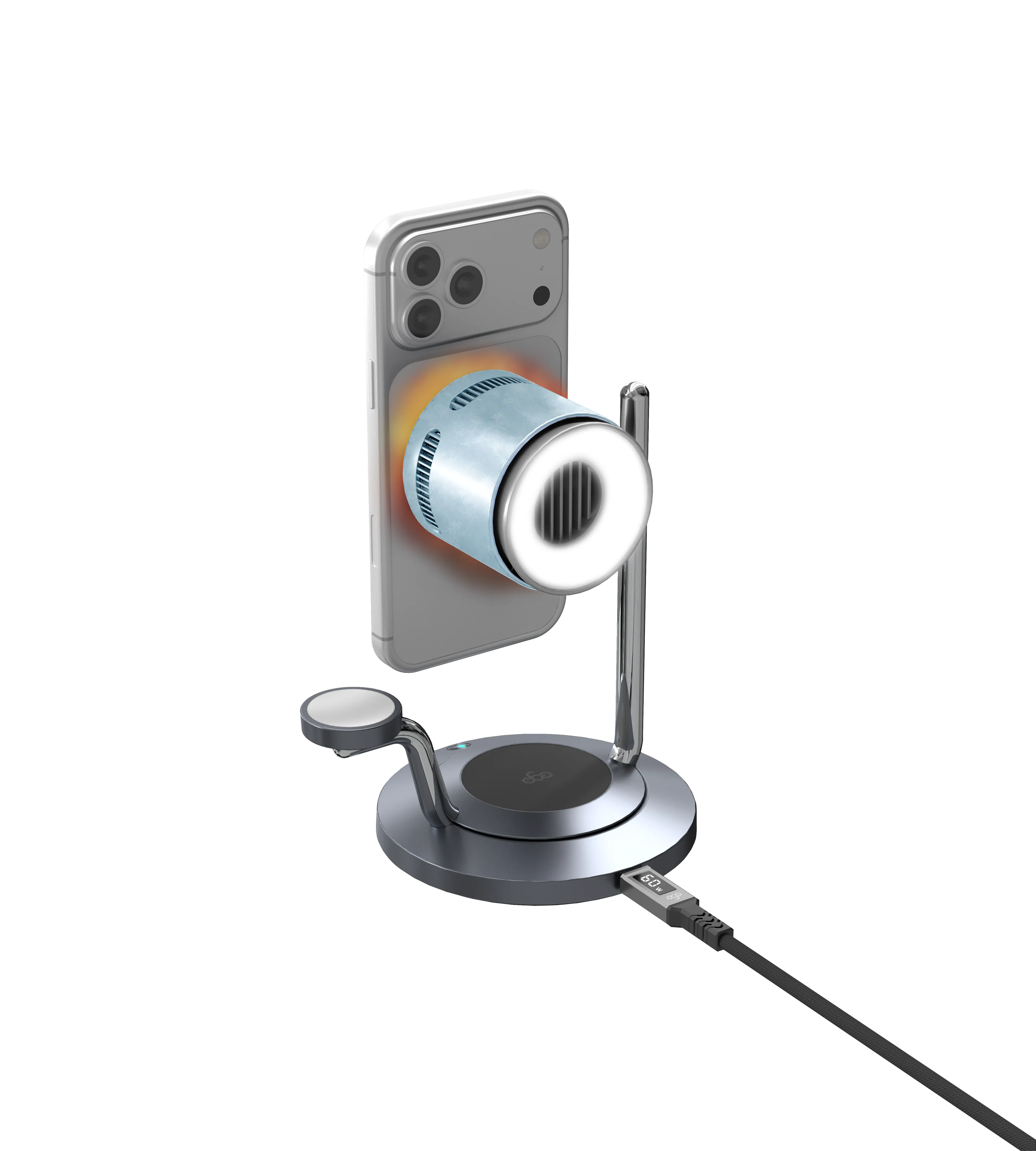 香港行貨 EGO MagCooler 2Pro 3in1 冰極 Qi2.2 無線充電座 T16