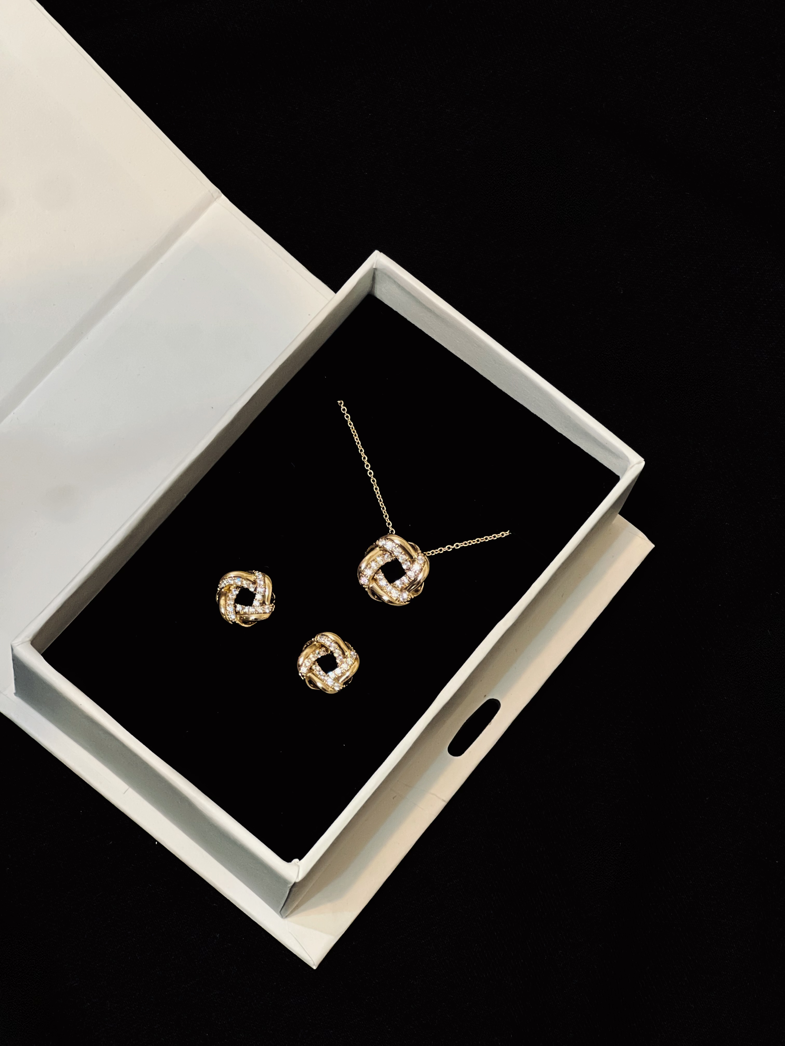 Lumina Loop Earring Plaqué Or