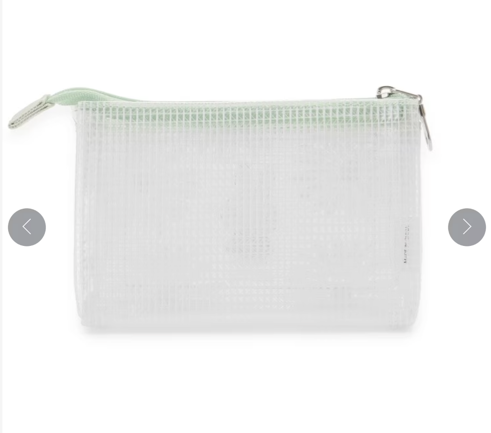 🐰💚 開心果及薰衣草系列 💜 " 3格多功能 zipper Pouch "( 📦 大約4月底 ～5月底到貨, 若遇到缺貨或其它因素貨期會延遲 ）