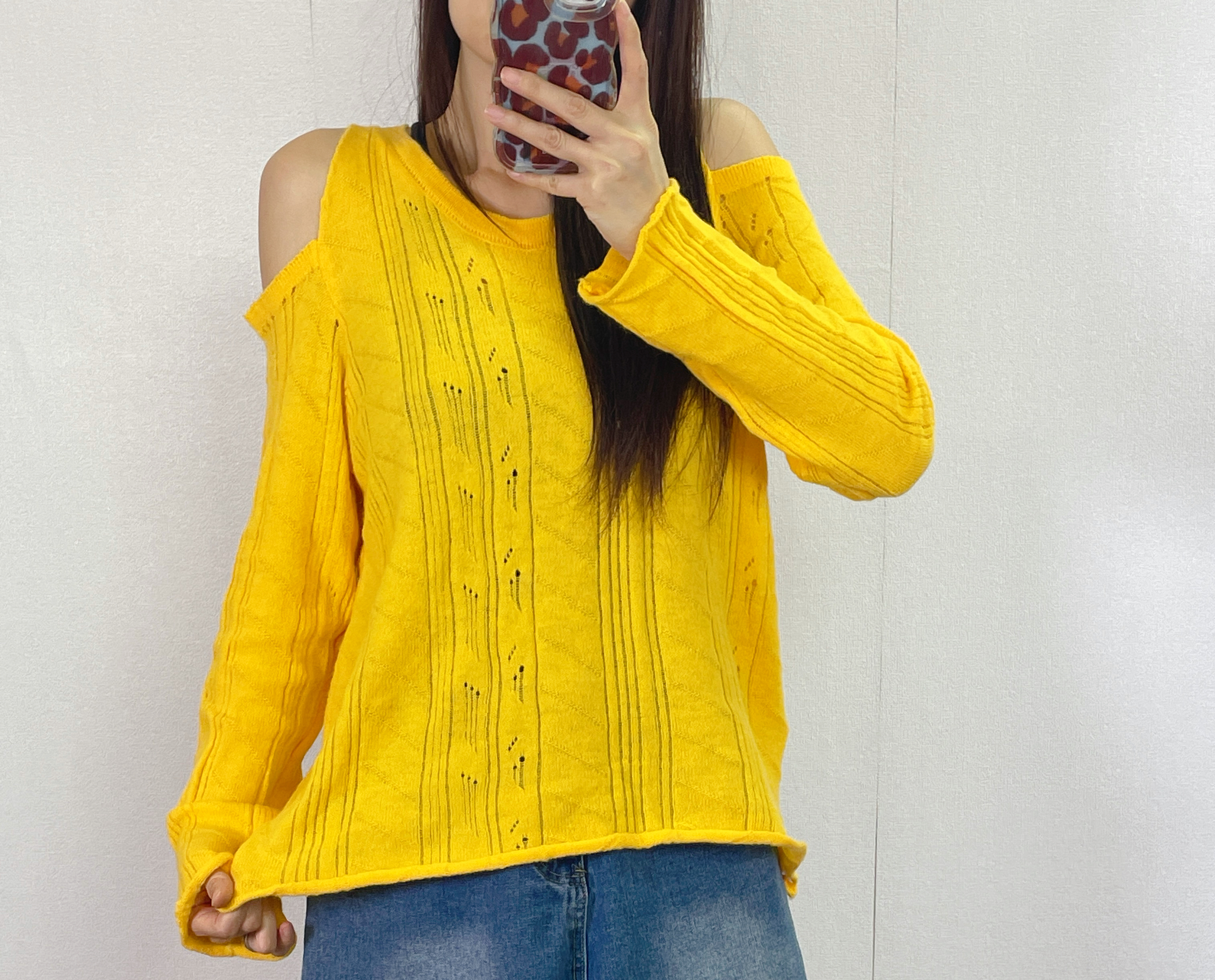 K5551 露膊薄身針織top