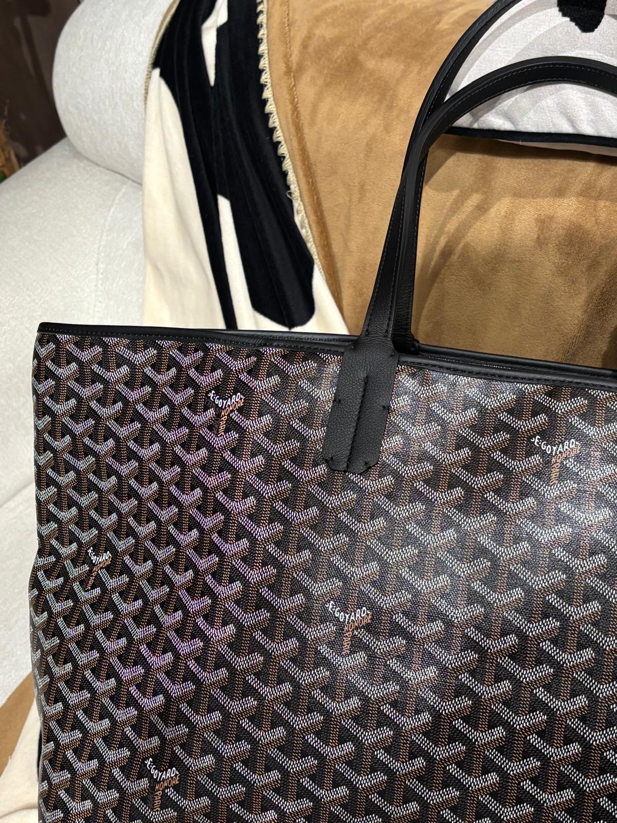 Goyard Artois GM Tote Bag noir 100%Authentic ,98%new ✅專門店收據✅塵袋