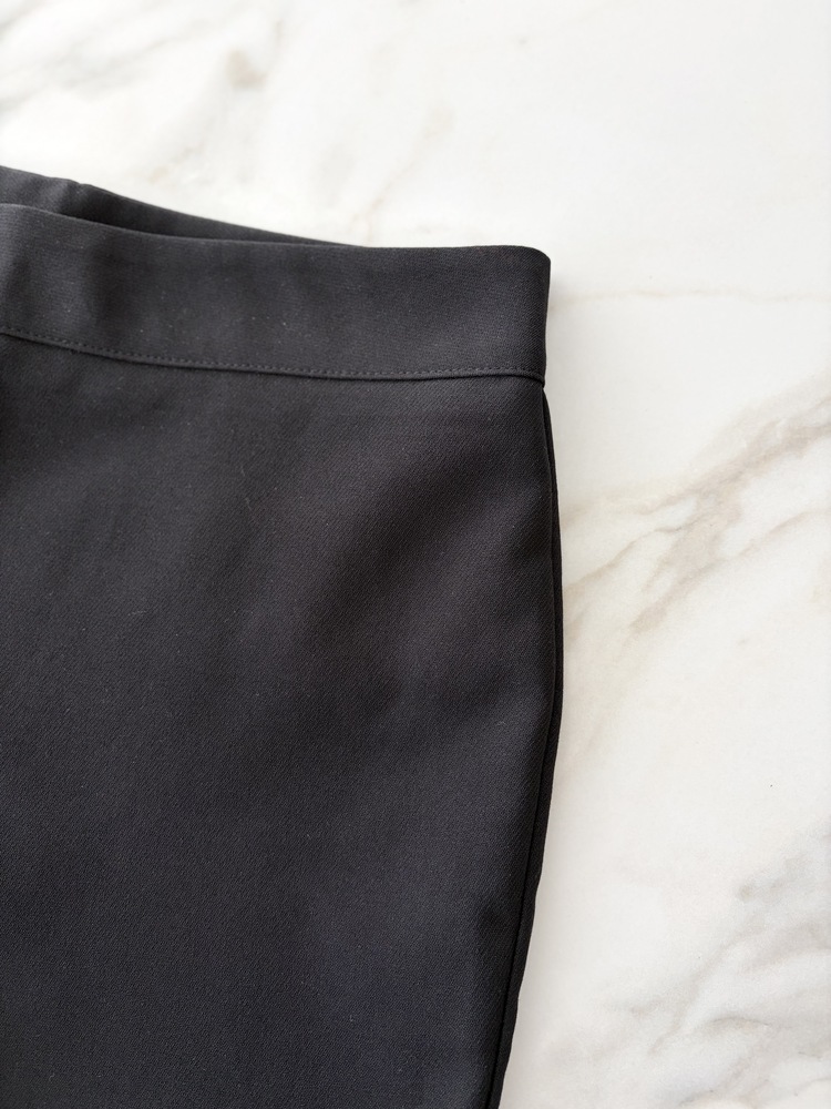 Side Slit Cropped Pants