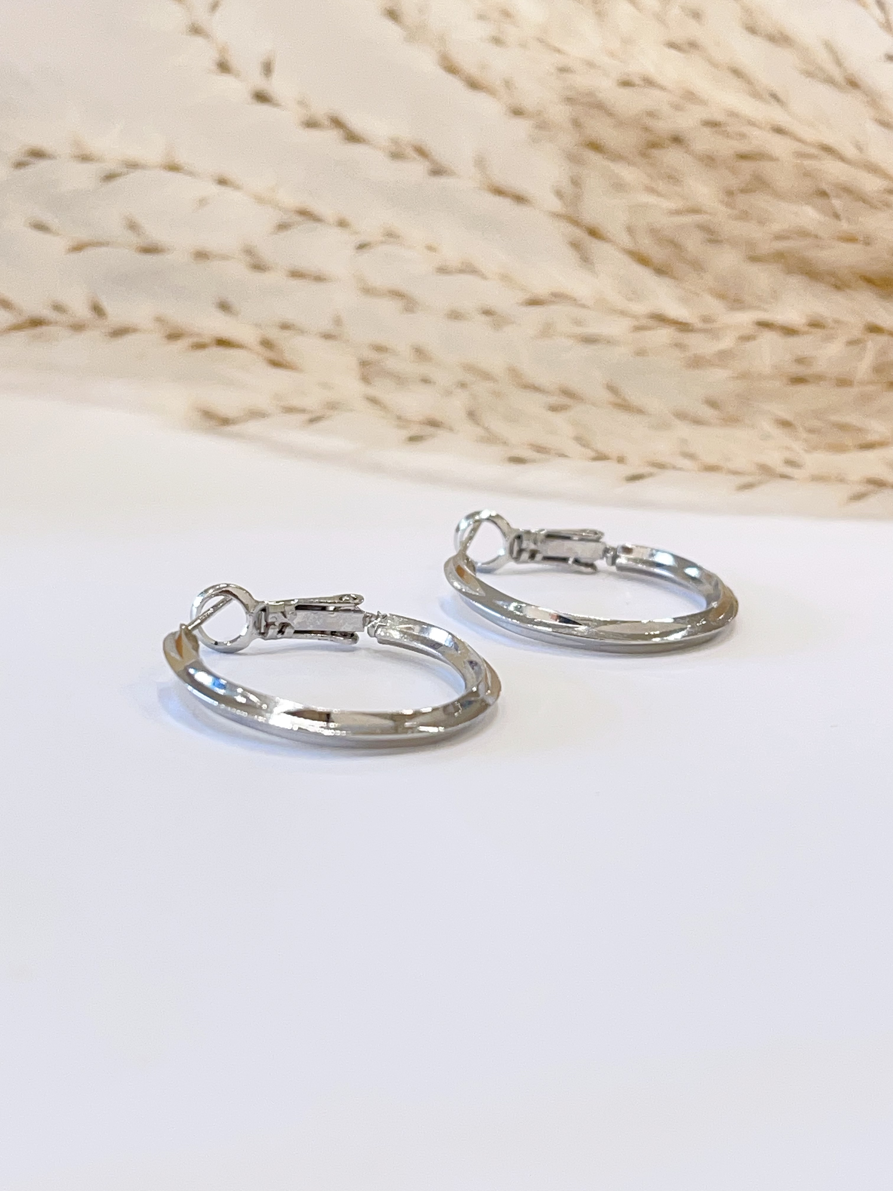 极简日常素圈个性耳圈耳环