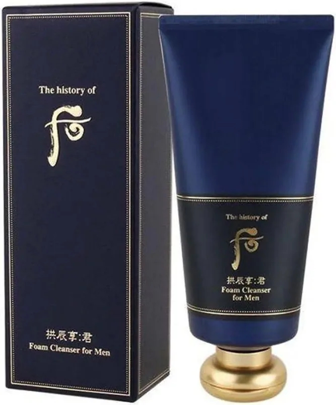 韓國Whoo   The History Of Whoo 后 - 拱辰享 君 男士清潔泡沫 洗面 潔面 180ml / Gun Jayang Foam Cleanser for Men