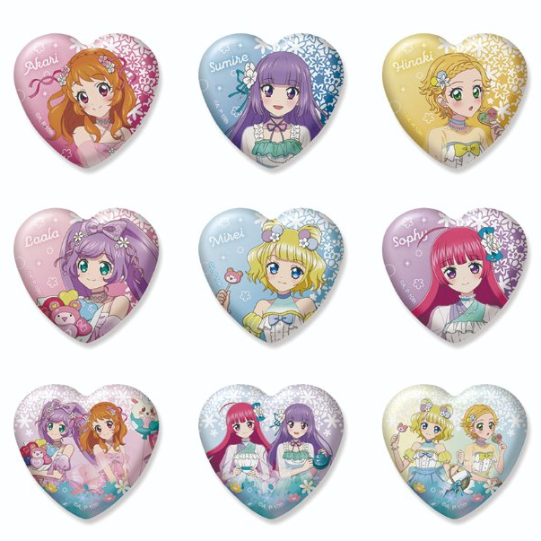 星夢學園 Aikatsu!×星光樂園PriPara POP UP SHOP 心襟章系列 Garden Party #P-AKG0273 (PRE-ORDER) [2026/04]