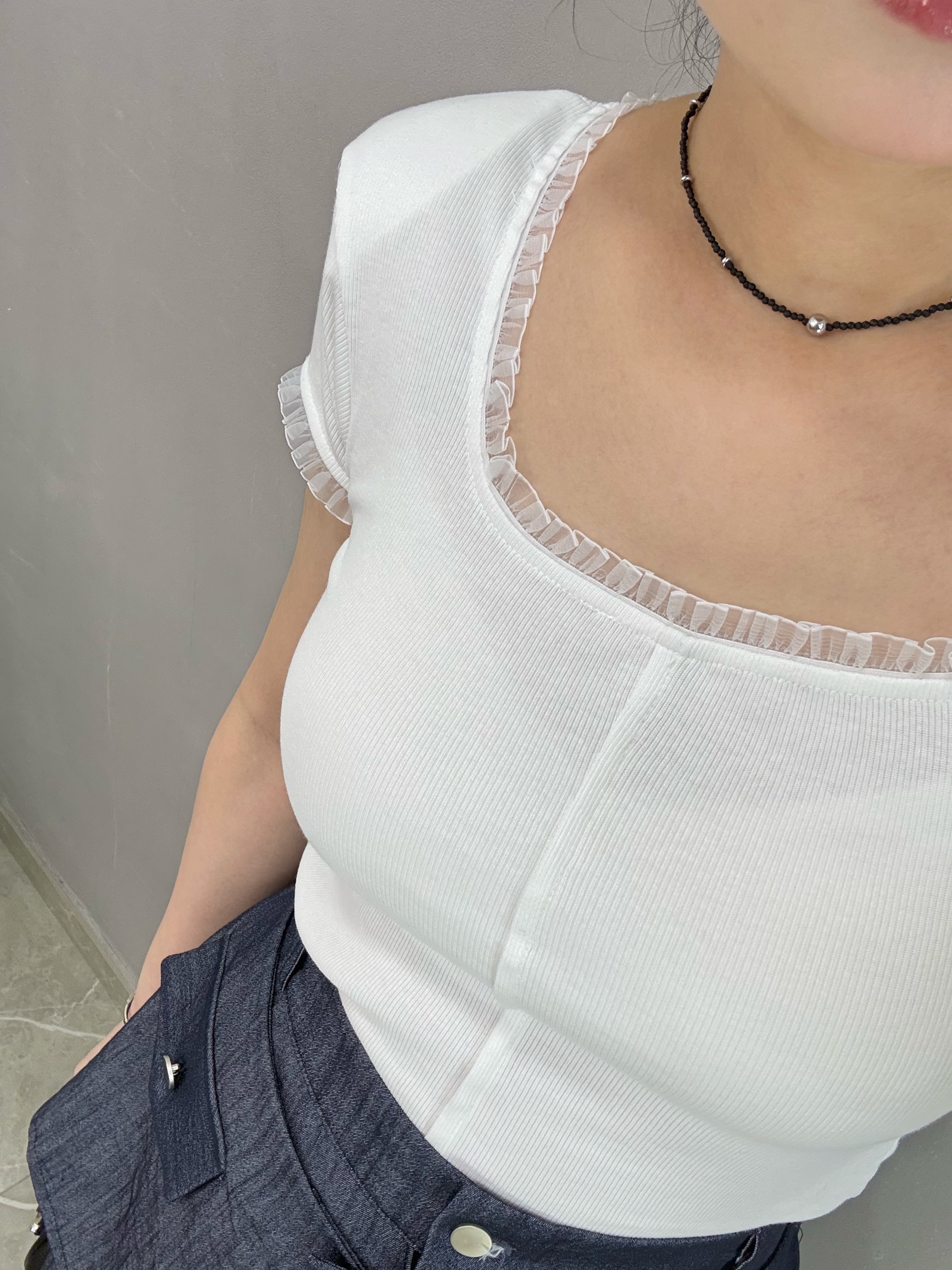 S66 方領網邊短tee