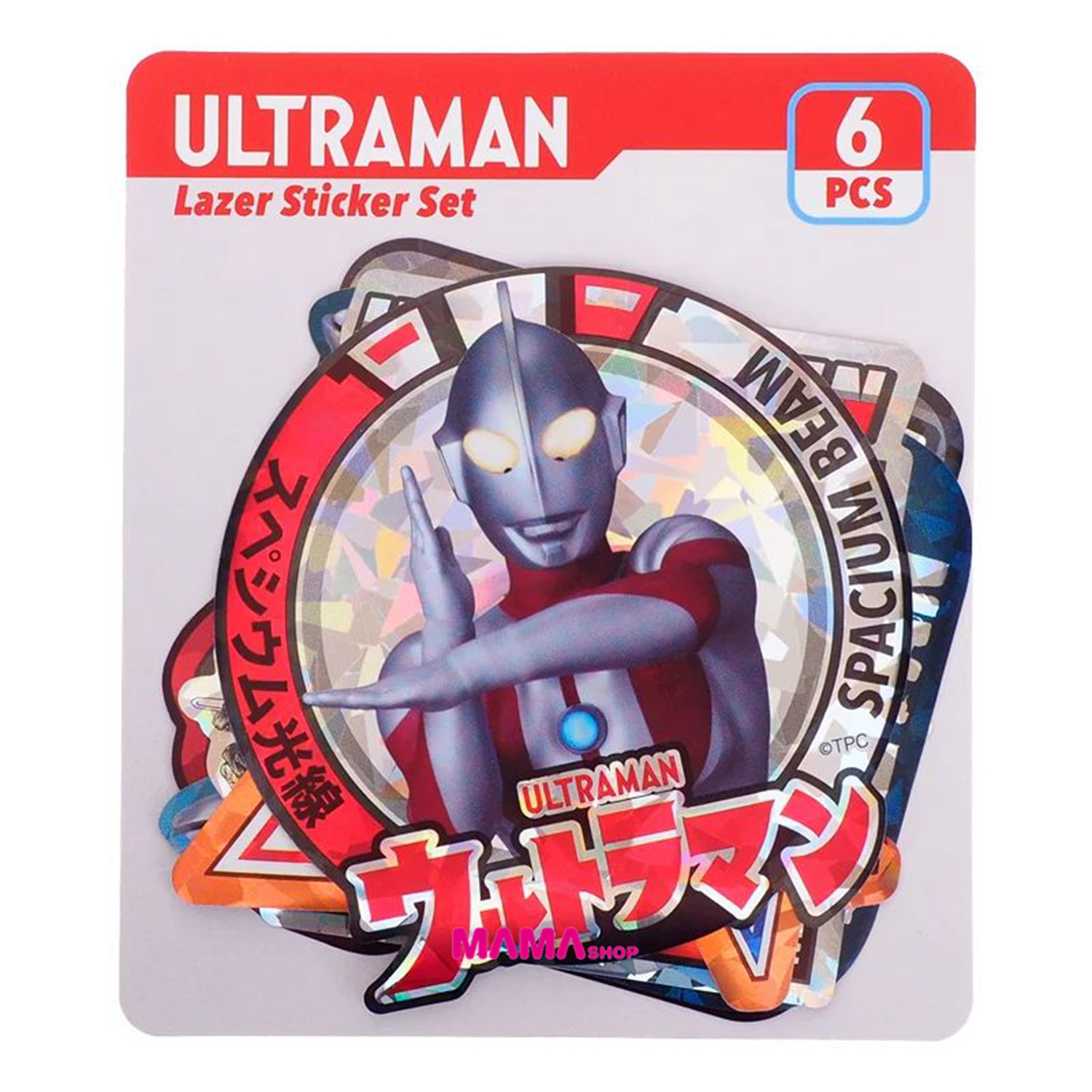 Ultraman 超人鐳射貼紙
