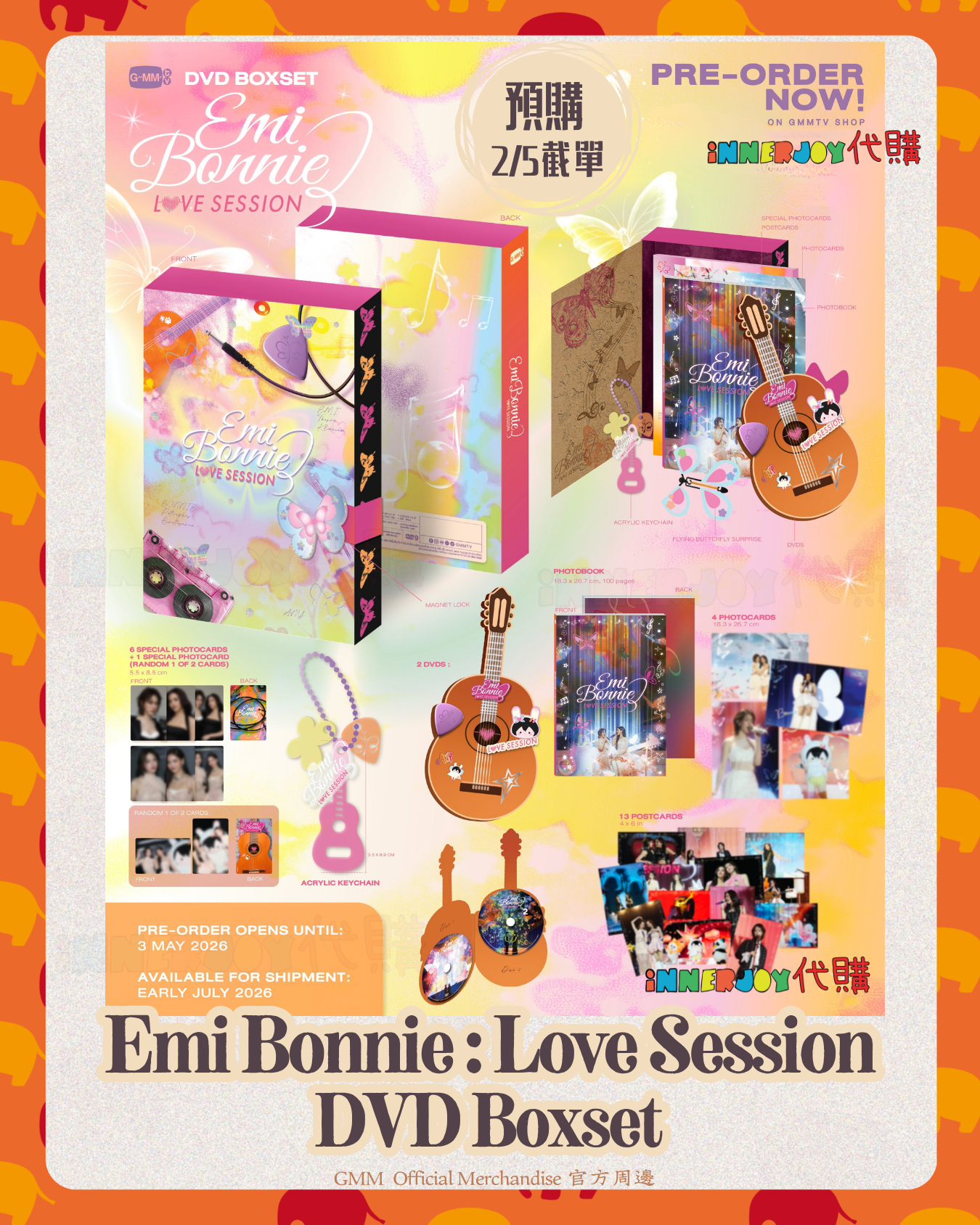 預購 | EmiBonnie - DVD Boxset Emi Bonnie : Love Session  GMMTV官方周邊