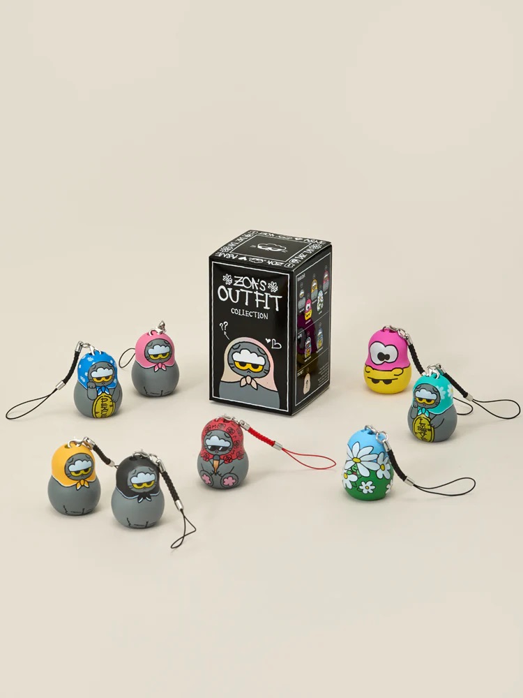 📦訂購 日本代購 ZO&FRIENDS ZOA 灰貓俄羅斯娃娃 吊飾盲盒