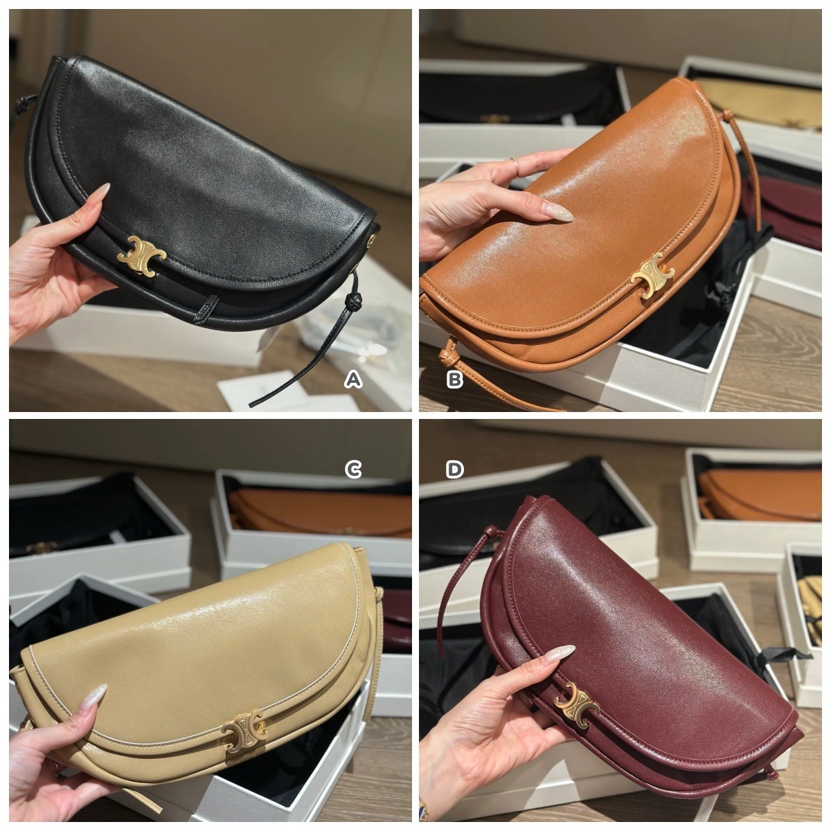 Celine 凱旋門半月包