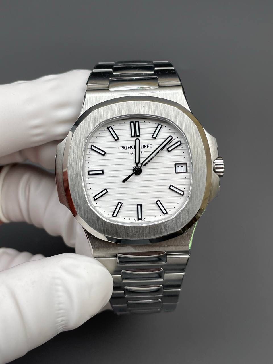 百达鹦鹉螺5711 白/40mm/324机😍💯🤍