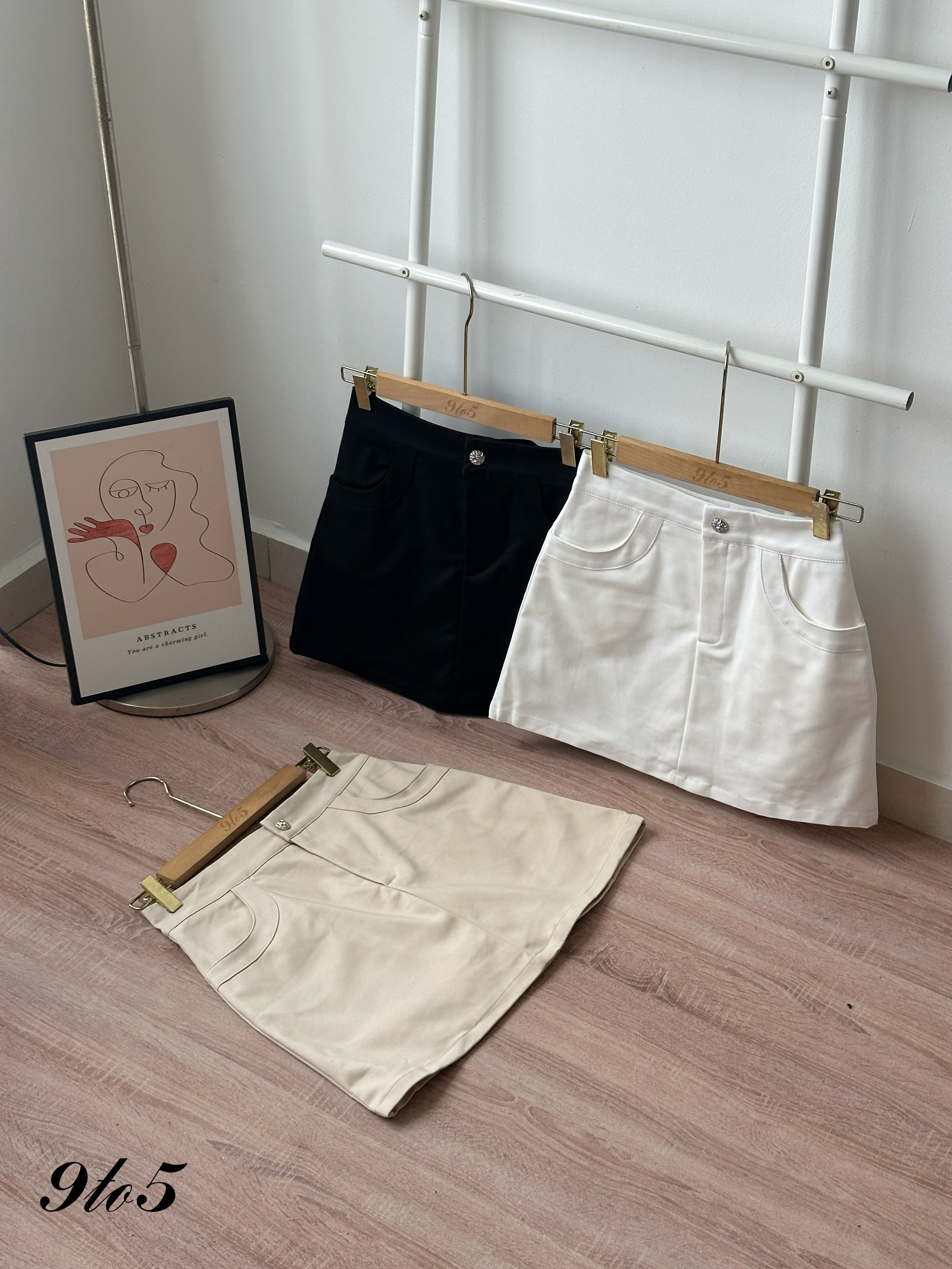 S1965 Short Pencil Skirt - 3 Colors 