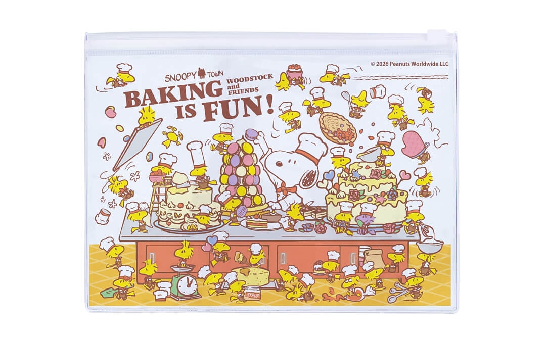 🌸 【預訂】Zipper Case - BAKING IS FUN! ~Baking cakes is fun!