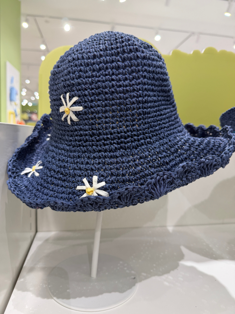 Colorful Mixed Yarn Straw Hat