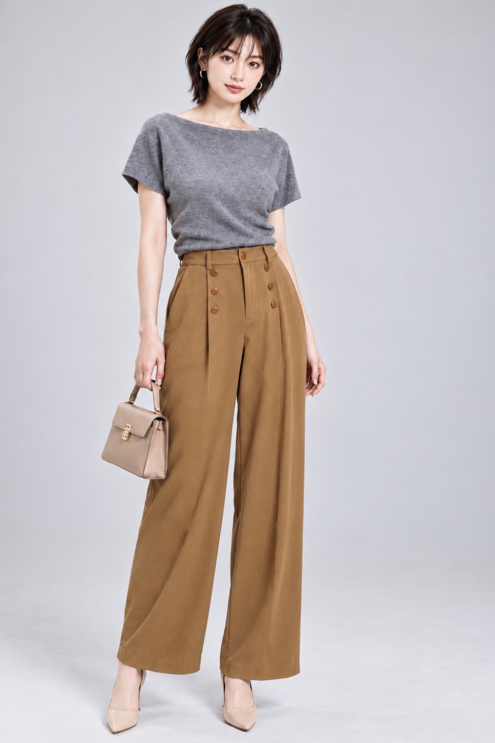 30890-1 Classic Minimalist Short Sleeve Top