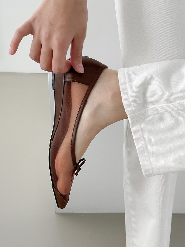 Mesh Pointed Toe Flats (3 colors)