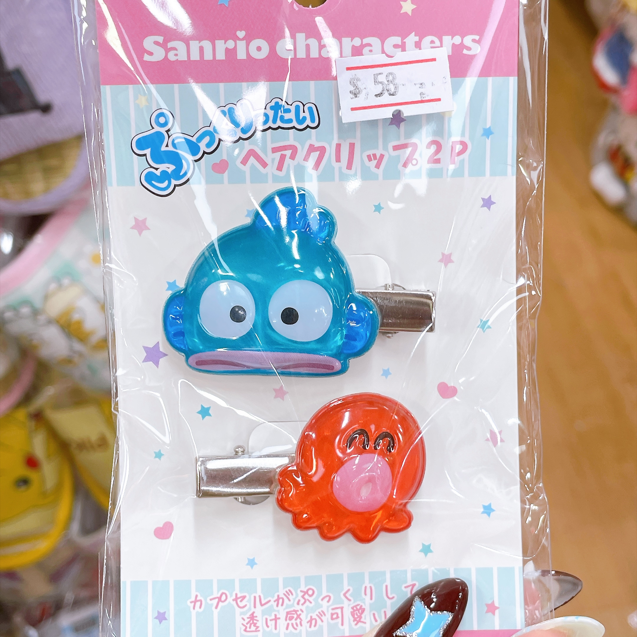 日本直送新款Sanrio 立體髮夾