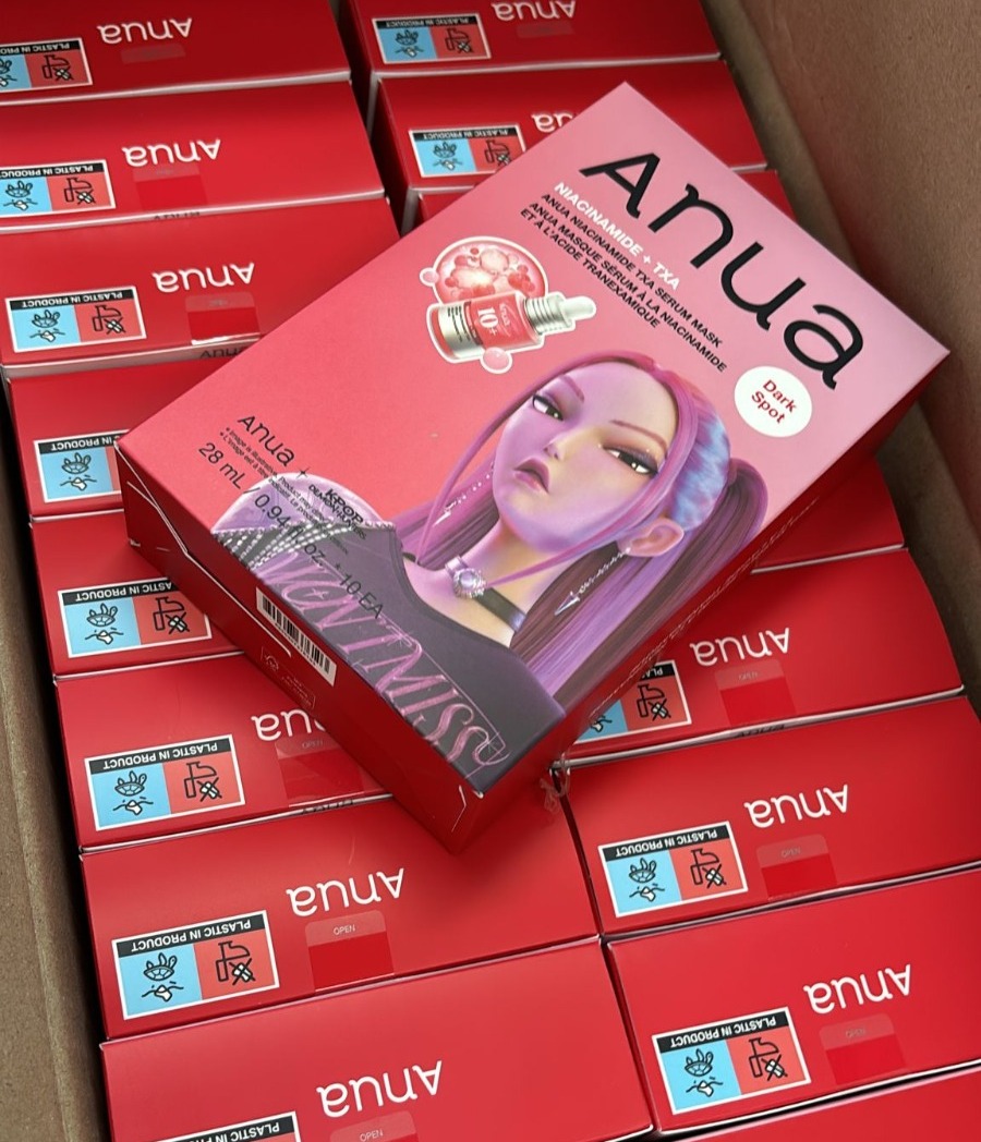 韓國🇰🇷Anua 煙酰胺 + 傳明酸淡斑精華面膜一盒 10 片裝 