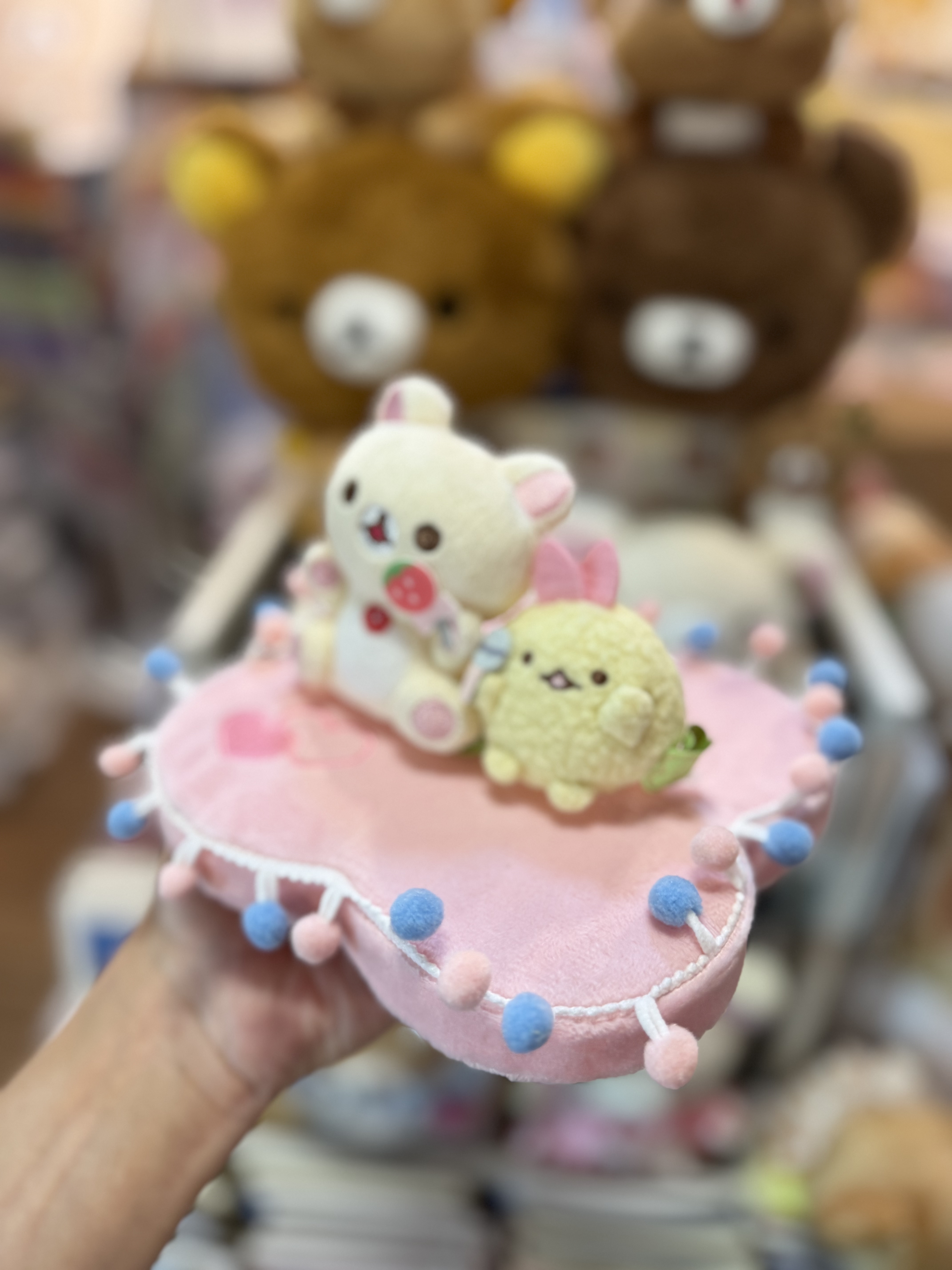 《現貨》全新San-x全員共演系列 小白熊+炸蝦+舞台座套裝公仔