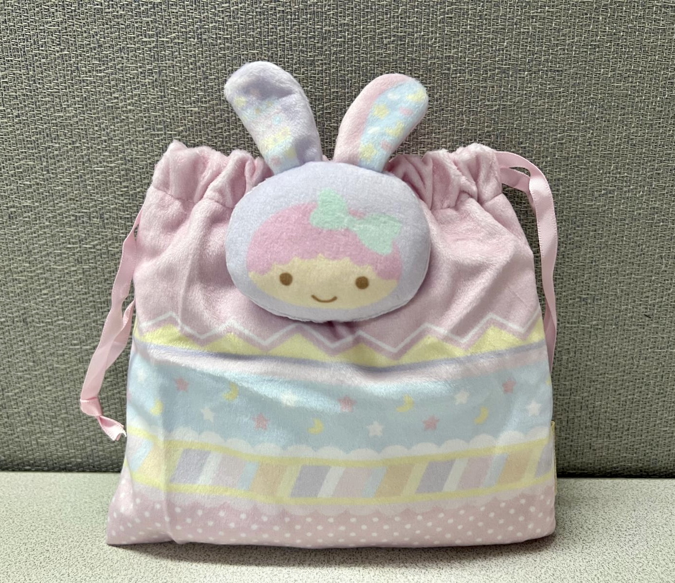 🎌日本直送🎌 Little Twin Stars 公仔頭型索繩袋