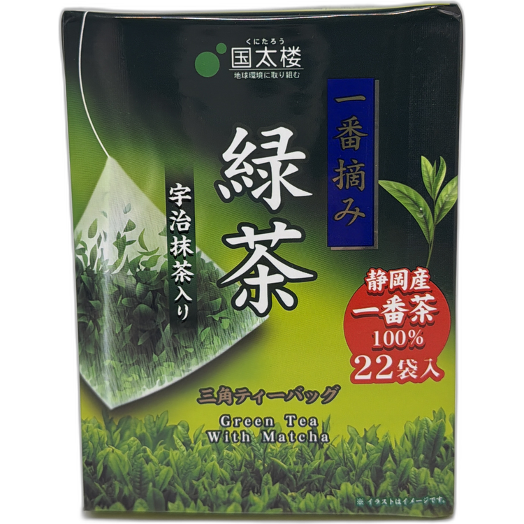 初摘綠茶宇治抹茶三角茶包 22包