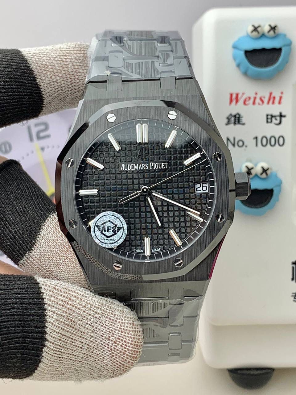 🚀新品爱彼15500全陶瓷款式全新到货，凭借陶瓷材质与cal.4302一体机复杂功能的结合，成为工艺与创新的典范，既延续了皇家橡树的经典美学，又突破传统材质限制，堪称现代高级制表的标杆之作💯