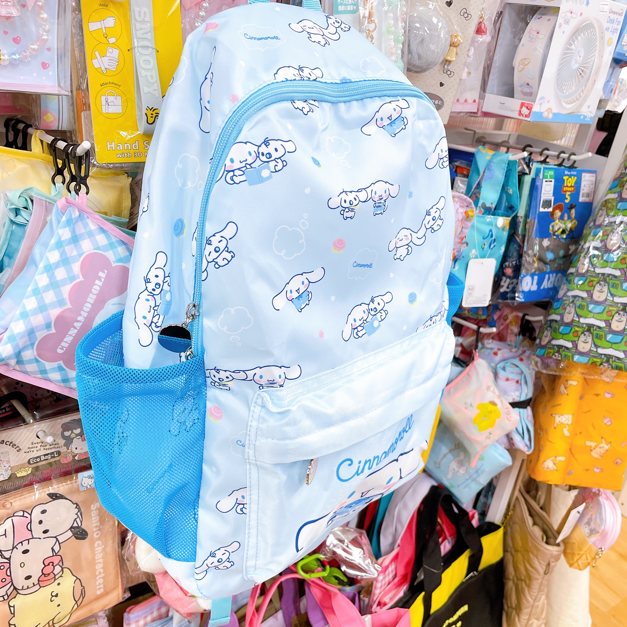 原裝行貨Sanrio Kurumi肉桂狗超實用可摺疊背囊 去旅行用一流