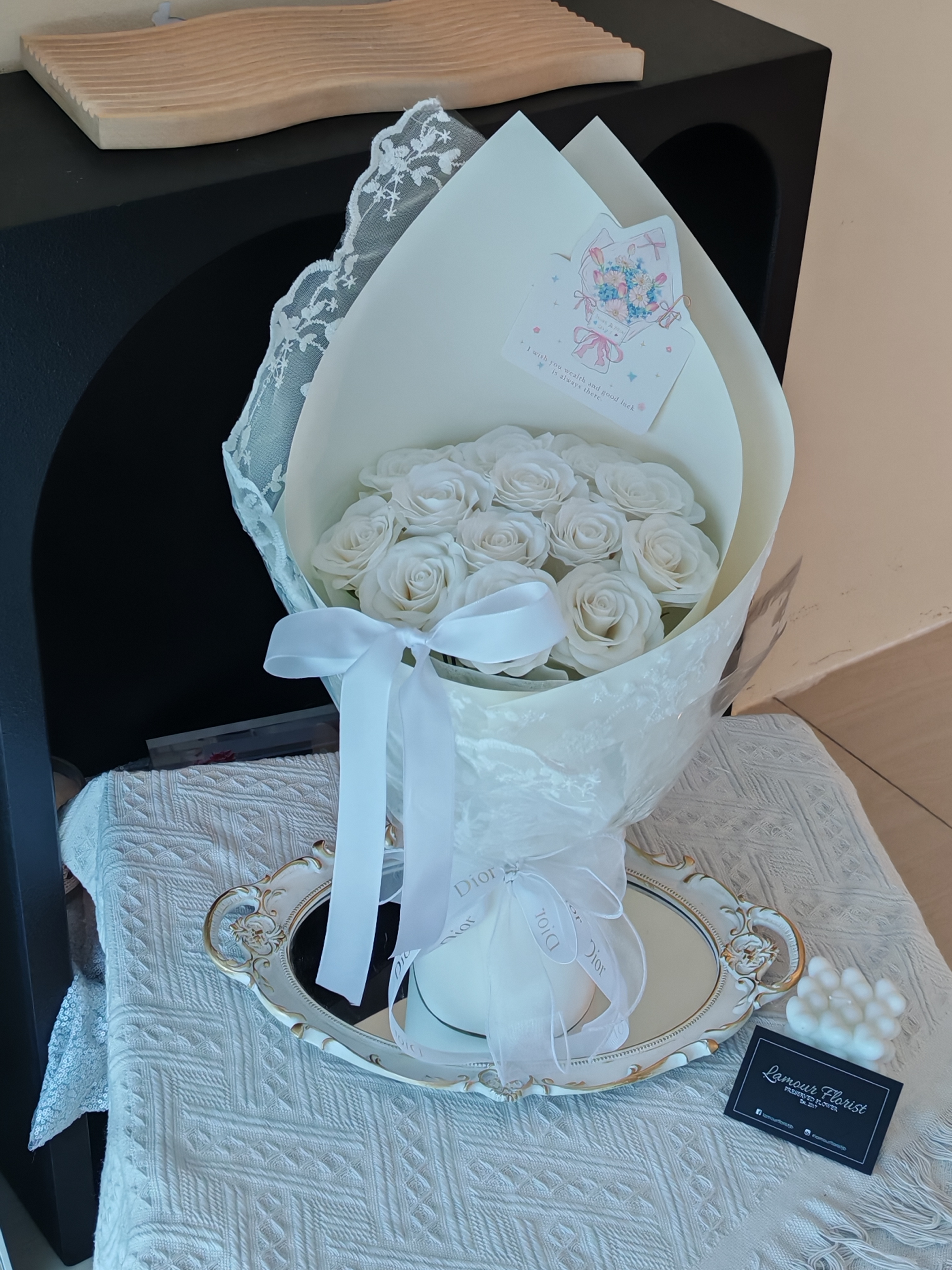 [Soapflower] White Lace