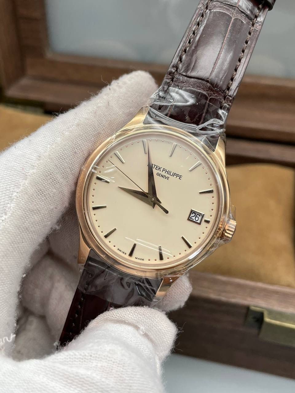 🌐百达翡丽 5227玫瑰金 将官底翻盖324一体机芯🌐