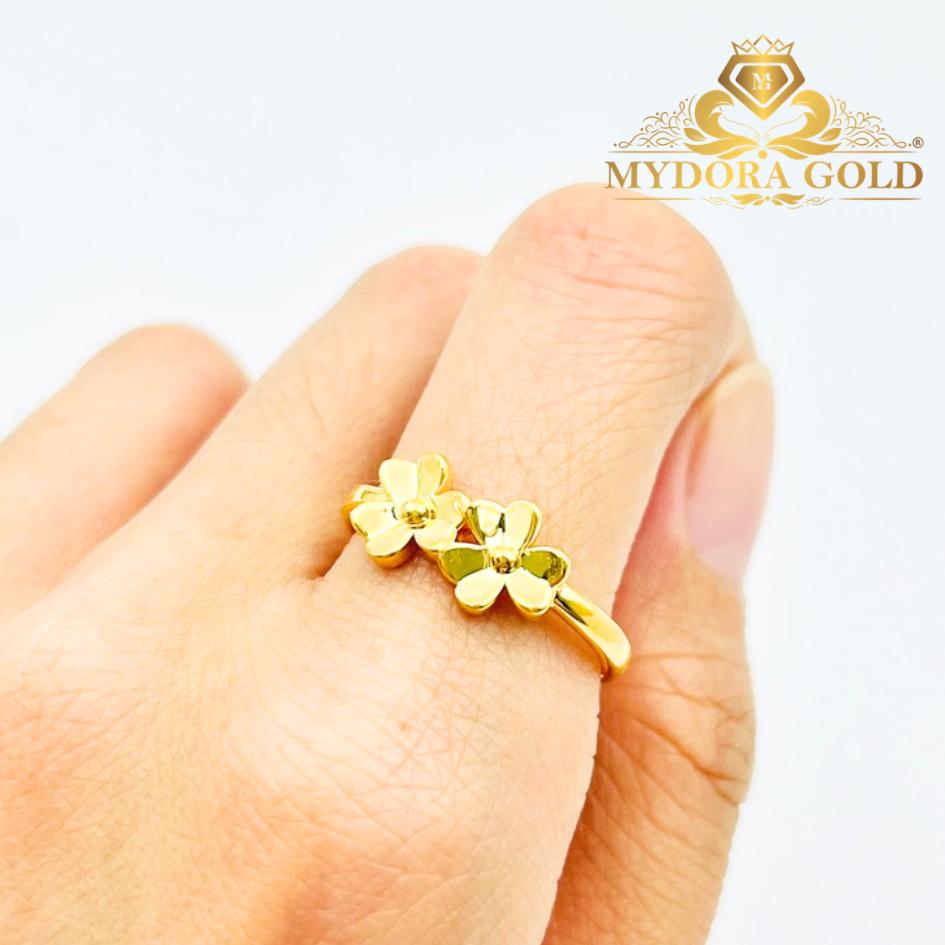 MYDORA Cincin Bunga Plumeria (5G) l EMAS 916/22K