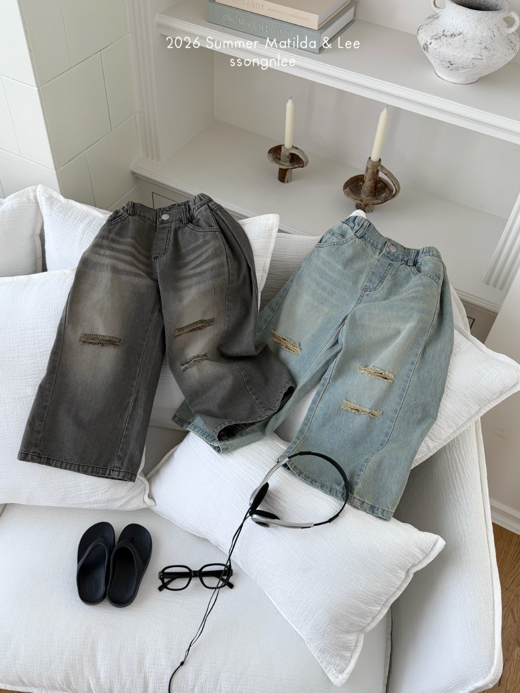  【預訂】 韓國直送 南大門童裝 Matilda & Lee - 牛仔褲