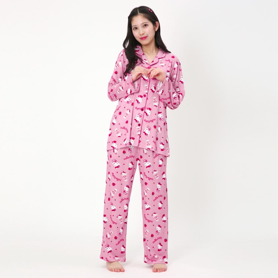 日本直送Sanrio 新款kitty長袖睡衣M/L