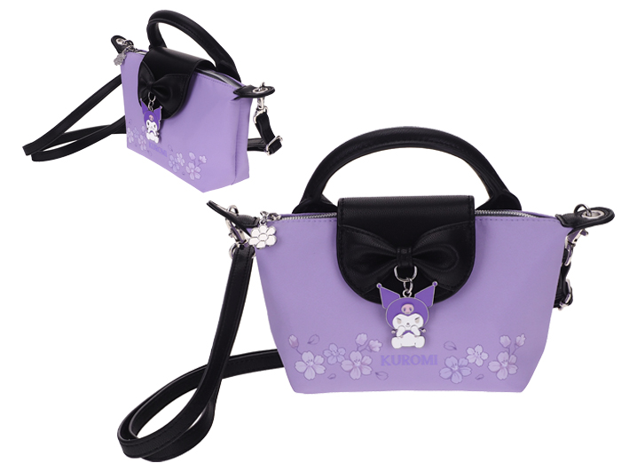 Kuromi Cosmetic Pouch w/ Shoulder Strap 有肩帶化妝包