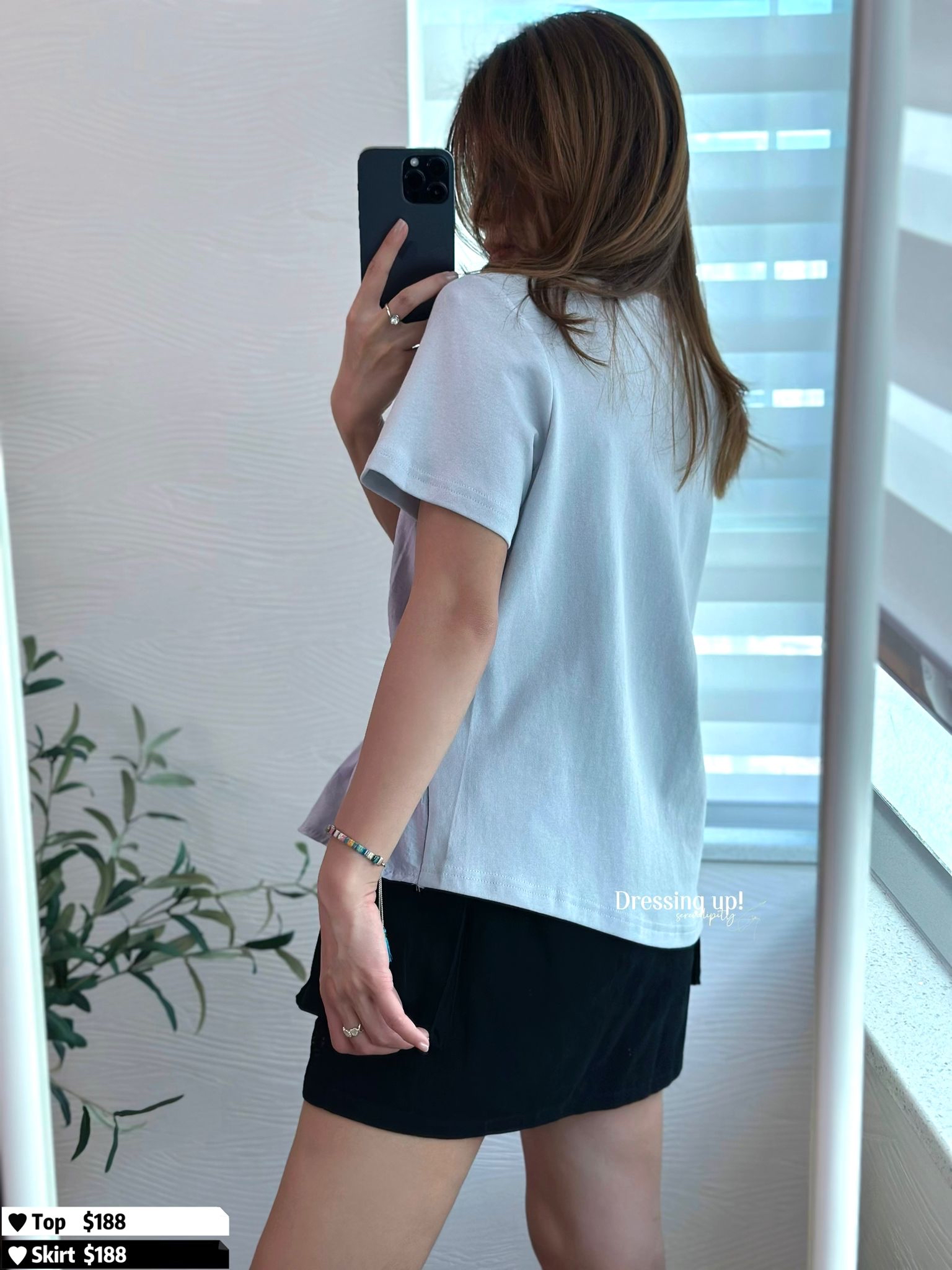 娃娃小裙擺｜棉質拼接上衣