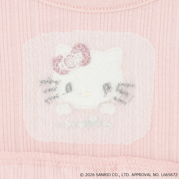 🇯🇵預訂 日本直送🇯🇵 Petit Main x Sanrio系列兩色人物刺繡薄紗印花短袖上衣