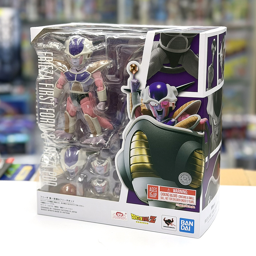 (行版) Bandai S.H.Figuarts 龍珠Z 菲利 (第一形態) & 宇宙艙 SHF Dragon Ball Z Frieza First Form & Frieza's Pod (再版) 