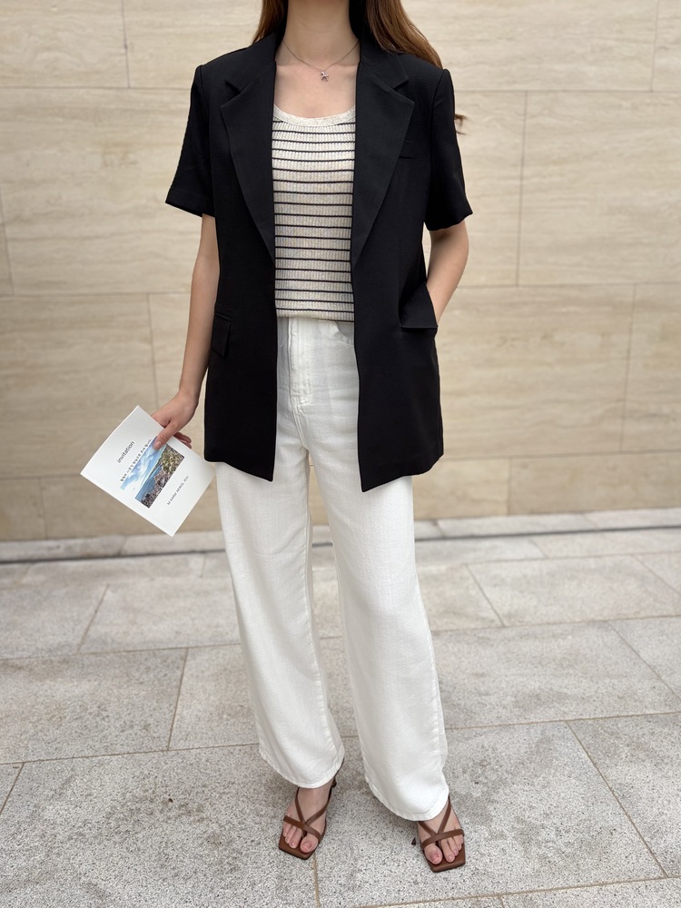 Claire Belted Blazer (Black)